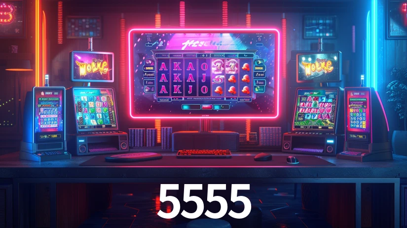 5555: Jogos de Caça-Níqueis-Altas Recompensas, Roleta-Velocidade, Blackjack-Desafios Máximos